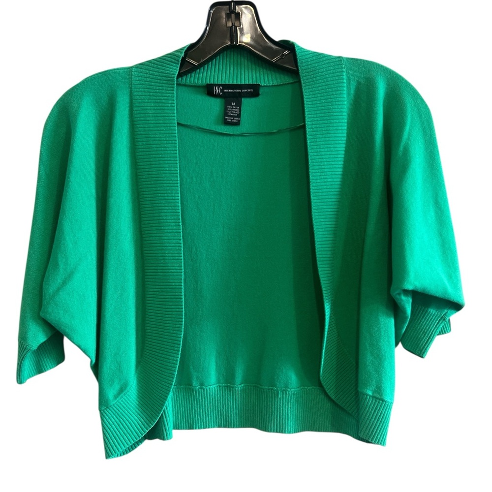 INC International Concepts Women's Vibrant Green Shrug